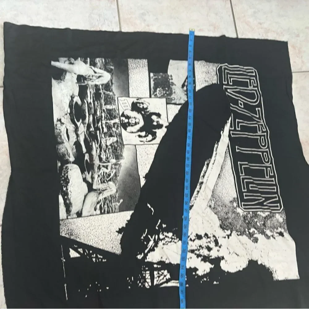VINTAGE 1990 LED ZEPPELIN scarf TAPESTRY MYTH GEM material decoration accessory